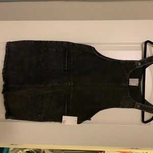 SO black jean dress
